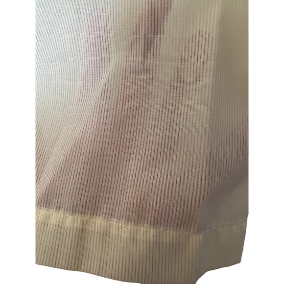 Vintage 1960s Arrow Belmont Club Perma-Iron Men's Shirt Yellow Semi Sheer Disco - Picture 6 of 7